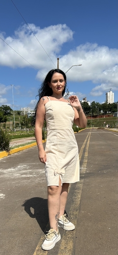 Vestido tubinho laço - comprar online