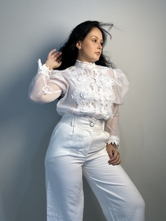 Camisa com renda - loja online
