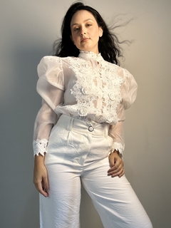 Camisa com renda - comprar online
