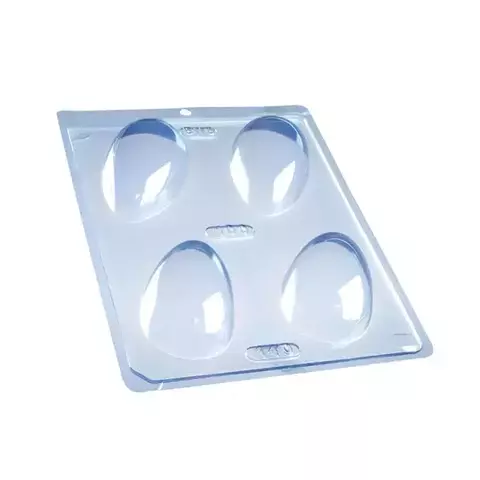 Forma Simples Ovo Liso 150g 4 Cavidades- BWB CÓD 140