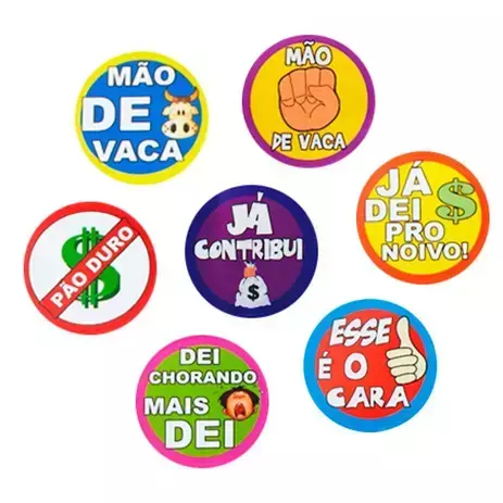 Adesivos Divertidos Para Casamento - Hora da Gravata - 30 UNIDADES - comprar online