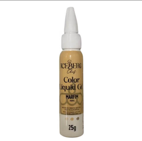Corante Alimentício Gel- MARFIM - Iceberg- 25gr