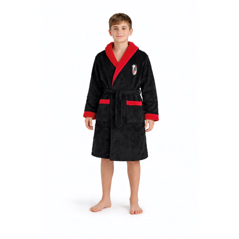 Bata River Juvenil Flannel Fleece Abrigada Con Cinturón - Equipos - comprar online