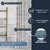 Set Cortina de Baño con Ganchos y Alfombra - Jean Cartier en internet
