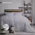 Acolchado Plumón King Matelaseado Premium Gris Oscuro - Jean Cartier - Tienda Jean Cartier