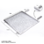 Imagem do Grelha Tela Moeda Guabinox – Aço Inox 430, 50x50cm, Resistente e Durável