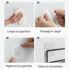 Estante de almacenamiento montado en la pared para baño - comprar en línea