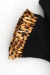 Suéter Detalhes Preto animal print - Lê Corrales