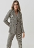 Blazer em Tweed Pied de Poule