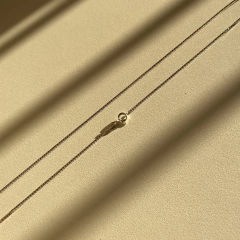 Corrente Veneziana Vistosa 1 mm 60 cm - Oficina Joias