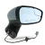 ESPEJOS FIESTA KINETIC 10/13 C/GIRO ELECTRICO DERECHO