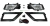 FAROS AUXILIARES GOL TREND/VOYAGE G8 19/ SAVEIRO 17/ KIT COMPLETO