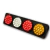 FAROS TRASERO CUADR RED. ROJ/CRI/AMB LED C/V BIVOLTAJE AP-934LED