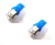 LAMPARAS LED 2821 5 PUNTAS 5050 SMD - AZUL 12V PAR