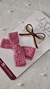 Laço de renda e hair clip camurça - comprar online