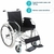 CADEIRA DE RODAS DOBRÁVEL EM AÇO SUPORTA ATÉ 100KG D100 DELLAMED 5588 - comprar online