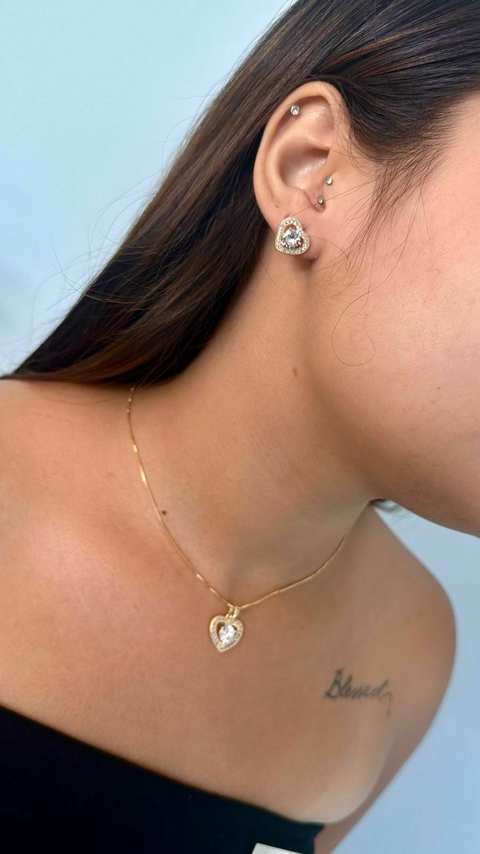 CONJUNTO CORAÇÃO ZIRCONIA
