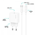 Kit Carregador Tipo C / Lightning - Usams na internet
