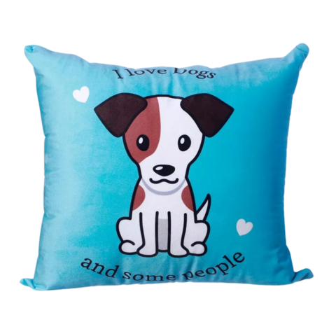 Almofada Decorativa I Love Dog 40x40cm Zona Criativa