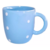Kit Caneca e Pires Coração POÁ AZUL 2peças na internet