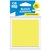 Bloco Adesivo Transparente Amarelo Cis Stick 75x75mm c/50fls CIS