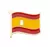 PIN BANDEIRA ESPANHA - comprar online