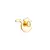 PIN COCO COM CANUDO DOURADO na internet