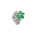 PIN UVA DOURADO - comprar online