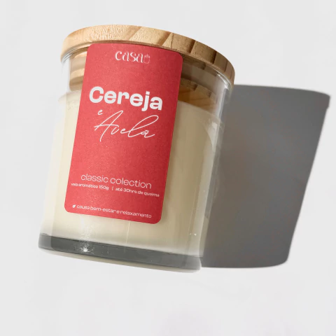 Vela Aromática Cereja e Avelã CasaVela - comprar online