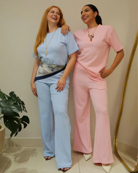 Conjunto Blusa Manga e Calça Alana - comprar online