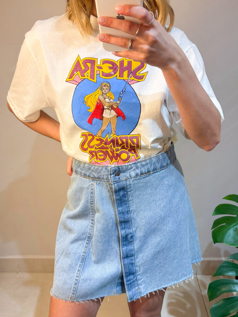 Saia Jeans Aixa - comprar online