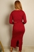 Vestido Midi Recortes Andresa - loja online
