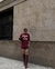 Camiseta Coffee Burgundy - aginger store