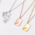Colar Feminino com Pingente de Carta