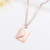 Colar Feminino com Pingente de Carta - comprar online