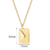 Colar Feminino com Pingente de Carta - comprar online