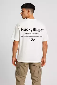 Remera Overzise Estampada Only en internet
