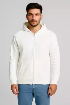 Campera Rústica Unisex – Color Blanco Básico Invierno 2025 en internet