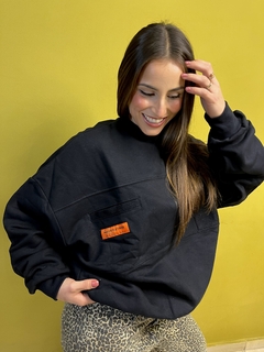 Buzo Oversize Unisex – Rústico Negro - comprar online