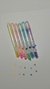 Canetinha carimbo estrela, 6 cores - comprar online