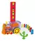 JUEGO INFANTIL TREN DOMINÓ RALLY con armador de Bloques