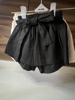 Short de Lino con cinto - tienda online