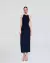 VESTIDO ANTONELLA TRICOT AZUL MARINHO