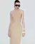 VESTIDO ANTONELLA TRICOT CAMELO - loja online