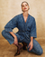 KIMONO ISA JEANS AZUL MEDIO - comprar online