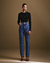 CALÇA POLLY JEANS AZUL MÉDIO na internet