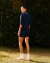 SHORTS FIORE TRICOT AZUL MARINHO - comprar online