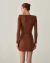 BODY CATHERINE JERSEY MARROM - comprar online