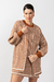 CARDIGAN PANDORA TRICOT CAMELO - comprar online