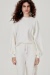 BLUSA VIRGINIA MOLETOM OFF WHITE - comprar online